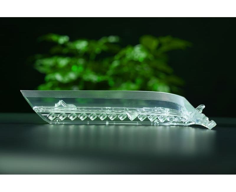 Piezas de guía de luz acrílicas personalizadas Piezas de PMMA fresadas con CNC - LGB02