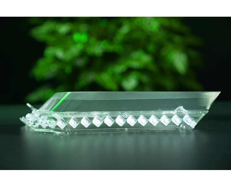 Piezas de guía de luz acrílicas personalizadas Piezas de PMMA fresadas con CNC - LGB02