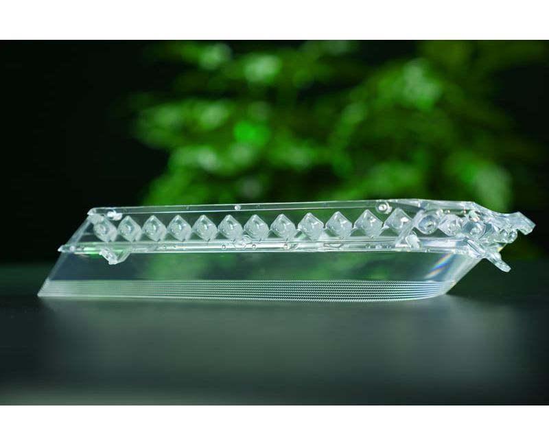 Piezas de guía de luz acrílicas personalizadas Piezas de PMMA fresadas con CNC - LGB02