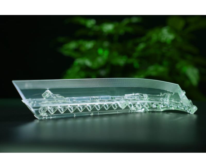 Piezas de guía de luz acrílicas personalizadas Piezas de PMMA fresadas con CNC - LGB02