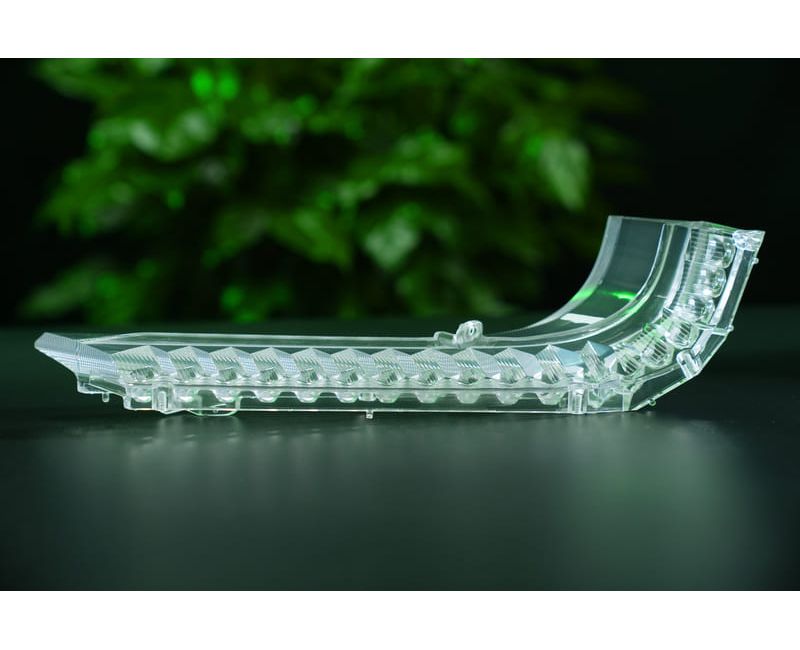 Piezas de guía de luz acrílicas personalizadas Piezas de PMMA fresadas con CNC - LGB02