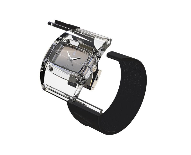 Caja de reloj de acrílico transparente - Other02