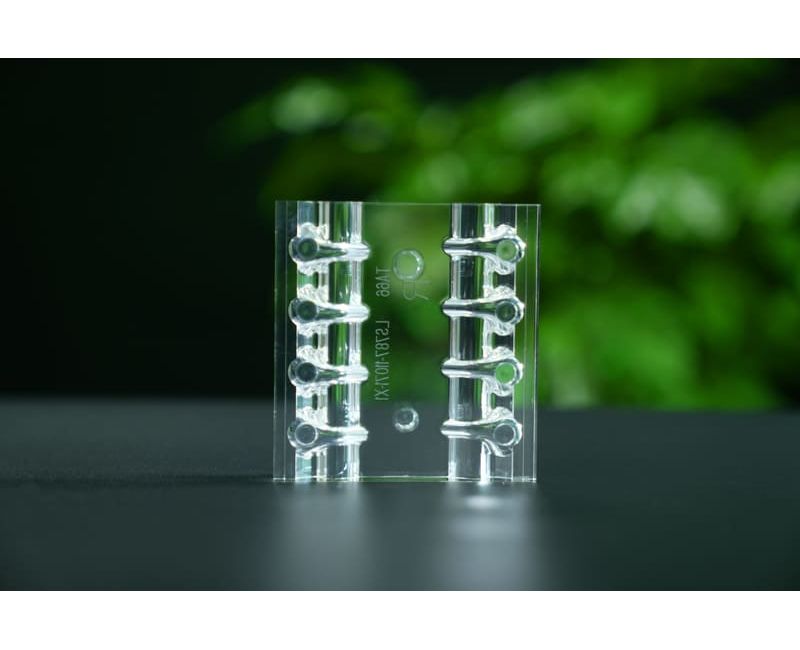 Piezas médicas de acrílico PMMA personalizadas Productos CNC de plexiglás - Med02