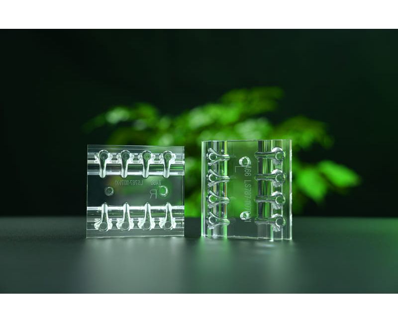 Piezas médicas de acrílico PMMA personalizadas Productos CNC de plexiglás - Med02