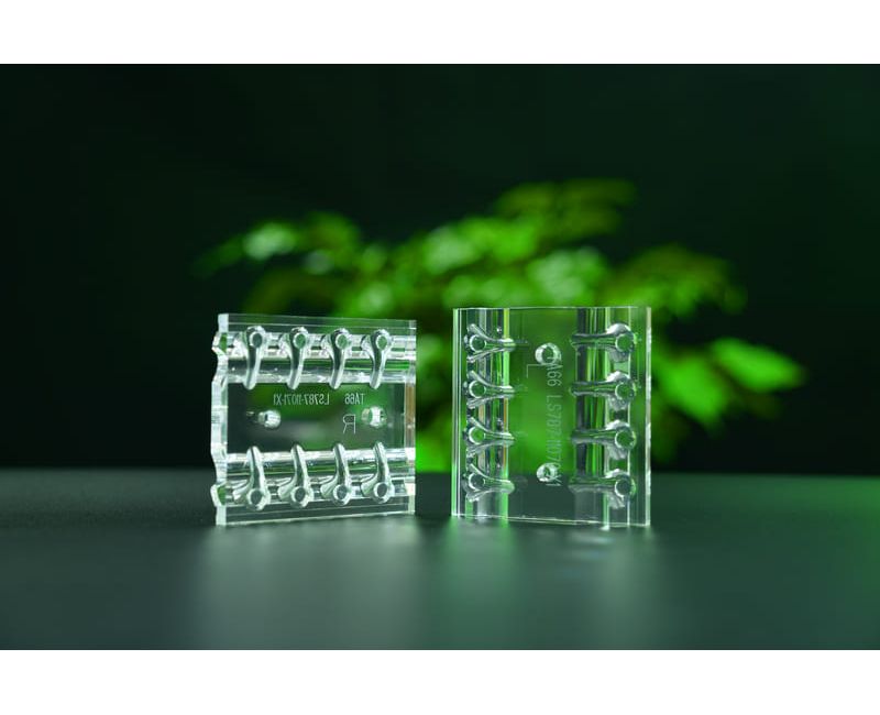 Piezas médicas de acrílico PMMA personalizadas Productos CNC de plexiglás - Med02