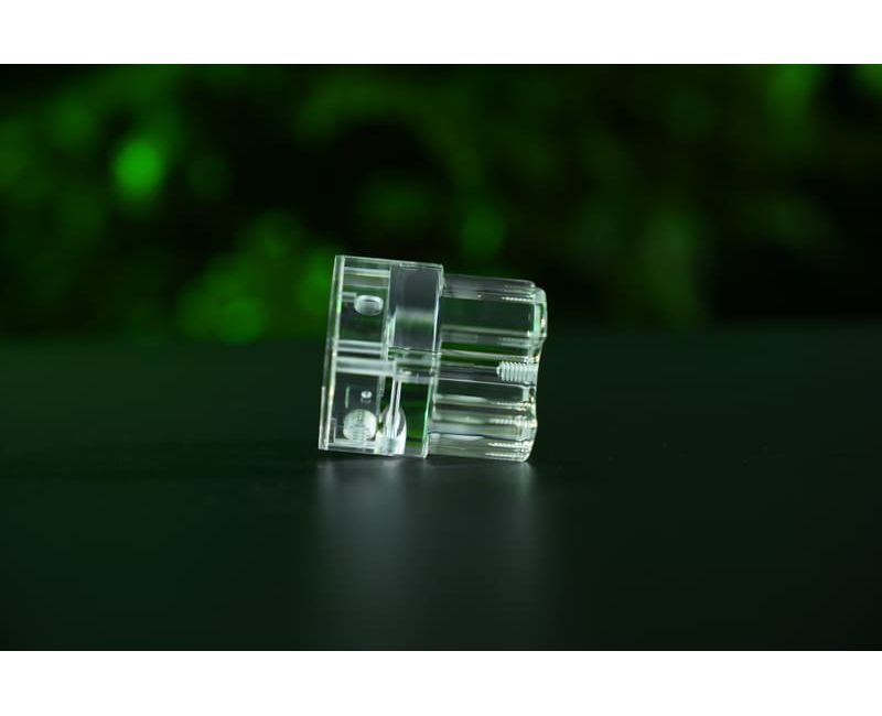 Mecanizado CNC de piezas de tratamiento de agua acrílicas personalizadas - WT02