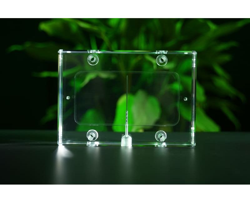 Piezas de tratamiento de agua acrílicas personalizadas Piezas de plástico transparente - WT03