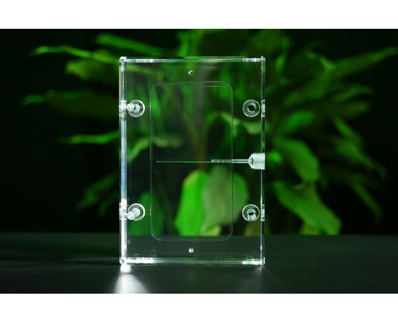 Piezas de tratamiento de agua acrílicas personalizadas Piezas de plástico transparente - WT03
