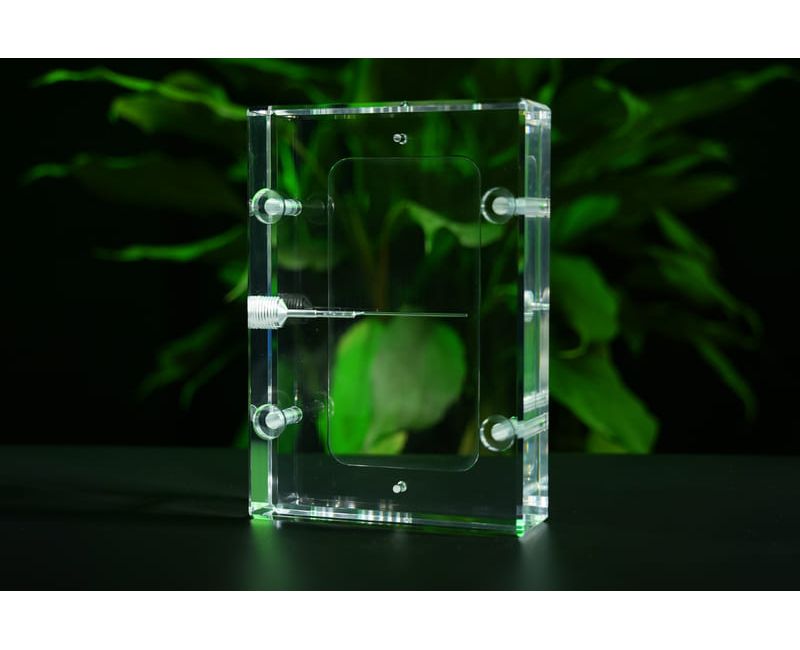 Piezas de tratamiento de agua acrílicas personalizadas Piezas de plástico transparente - WT03