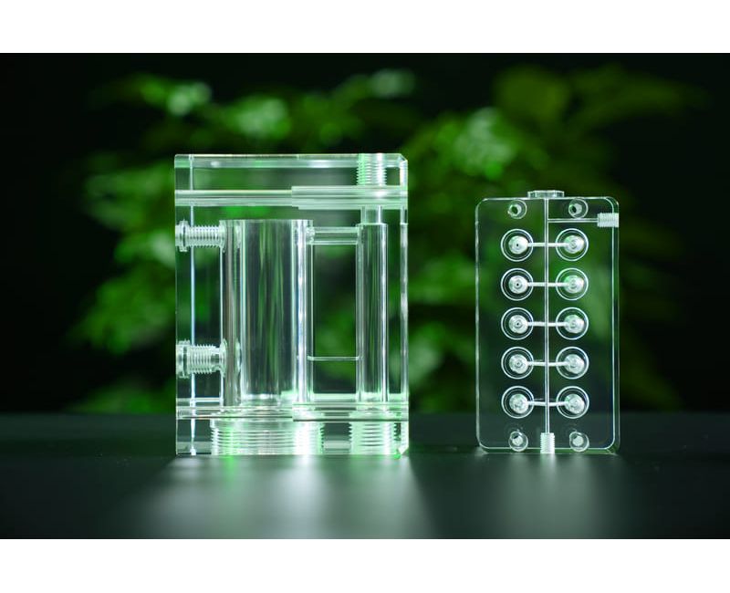 Venta de fábrica de piezas de acrílico para tratamiento de agua Piezas de plexiglás - WT04