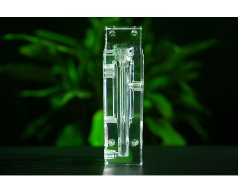 Piezas de tratamiento de agua acrílicas personalizadas Piezas de alta precisión - WT05